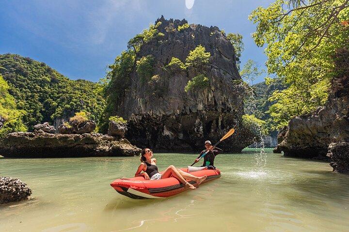 Luie James Bond- en Yao-eilanden speedbootdagtour vanuit Phuket