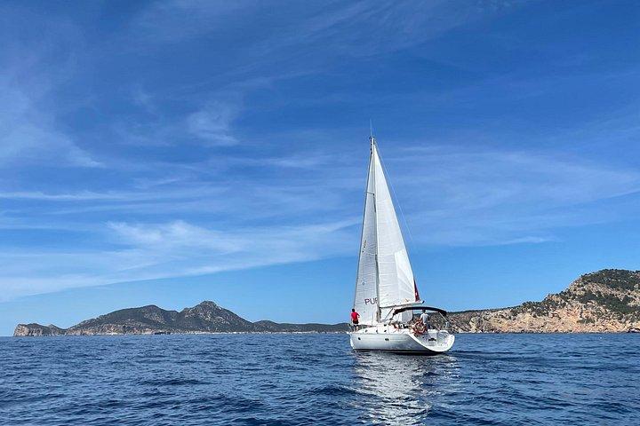 プライベート セーリング マヨルカ島西海岸半日 (ポート ダンドラッチ)