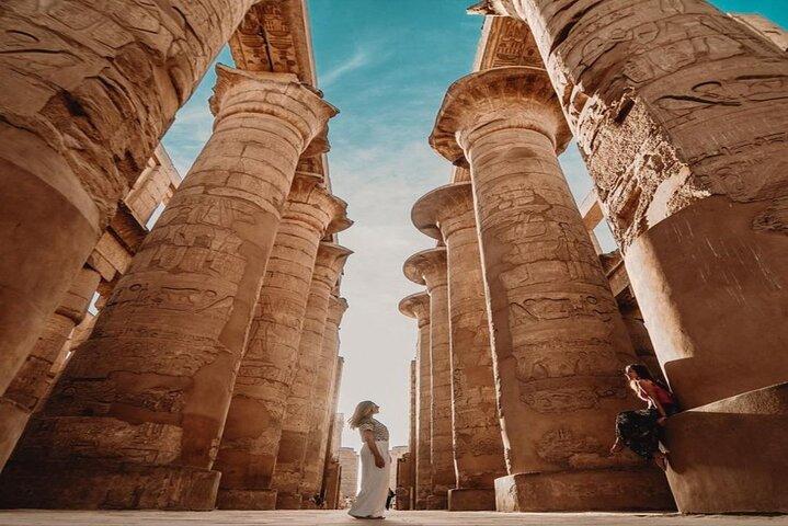 Tour guidato privato di un'intera giornata a Luxor da Marsa Alam