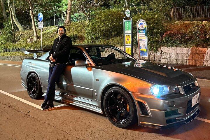 Tour nocturno definitivo de Daikoku PA y Car Meet (Tour privado R34 GTR)