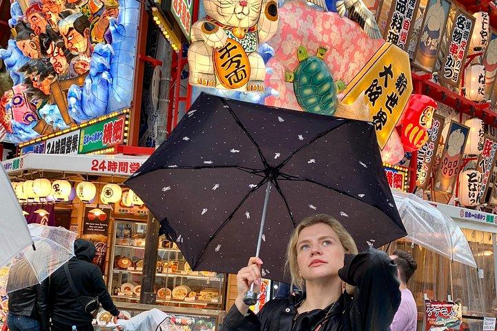 大阪のハイライト：ネイティブの専門家による 4 時間ガイド付きウォーキング ツアー