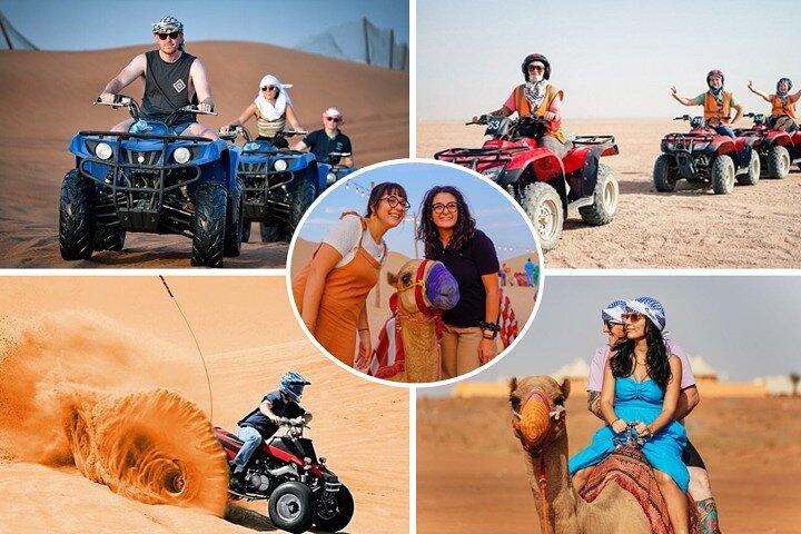 Doha : Dune Bashing, Quad Bike oder Buggy , Kamelfahrt & Sandboarding