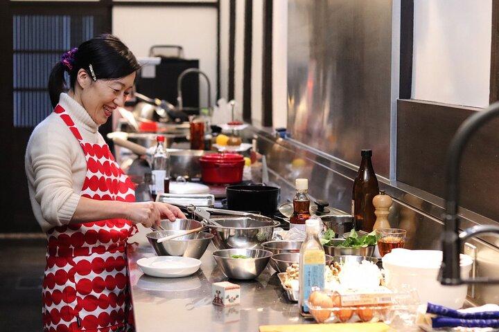 京都のカフェで伝統の「おべんとう」料理教室 正代さんと