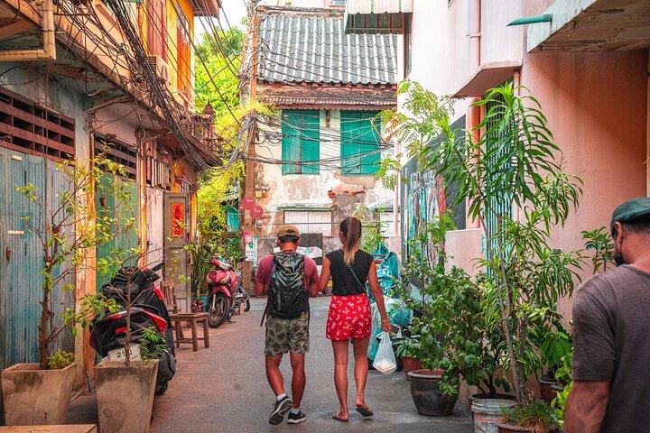 Bangkok aften madtur ved Tuktuk