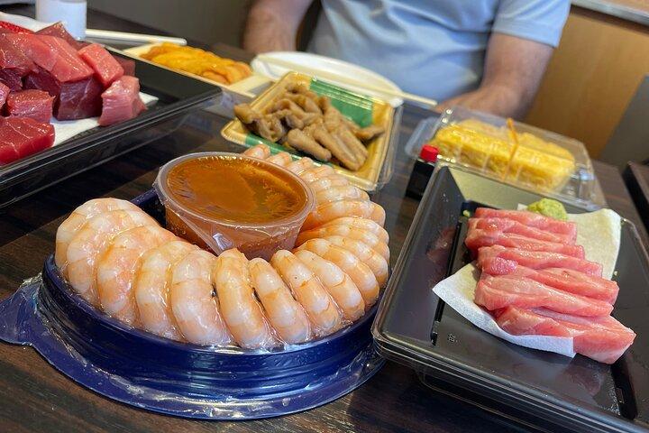 Tour de comida clásica de Tsukiji