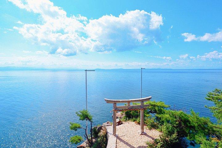 車での琵琶湖カスタマイズプライベートツアー、ライセンスガイド