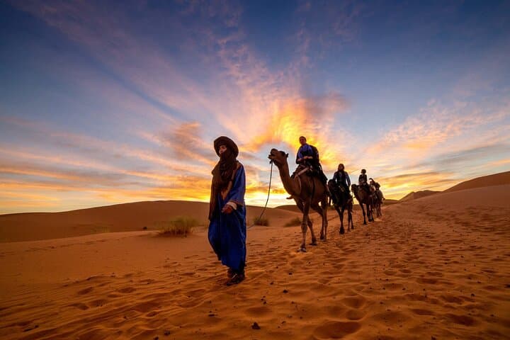 Marrakech-to-Fes: 3 Days-Tour-via-Merzouga-Desert-&-Camel-Trek