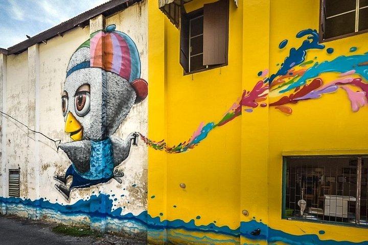 プーケット旧市街ストリートアートウォーク＆タイルペイントワークショップ