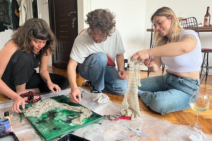 Istanbul Art Escape Wine and Paint at Local's Home