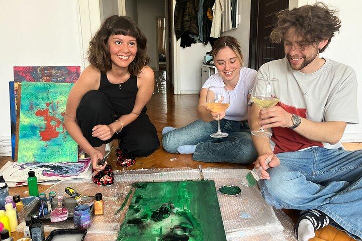 Istanbul Art Escape Wine and Paint at Local's Home