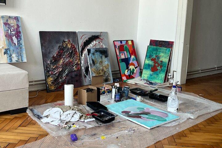 Istanbul Art Escape Wine and Paint at Local's Home