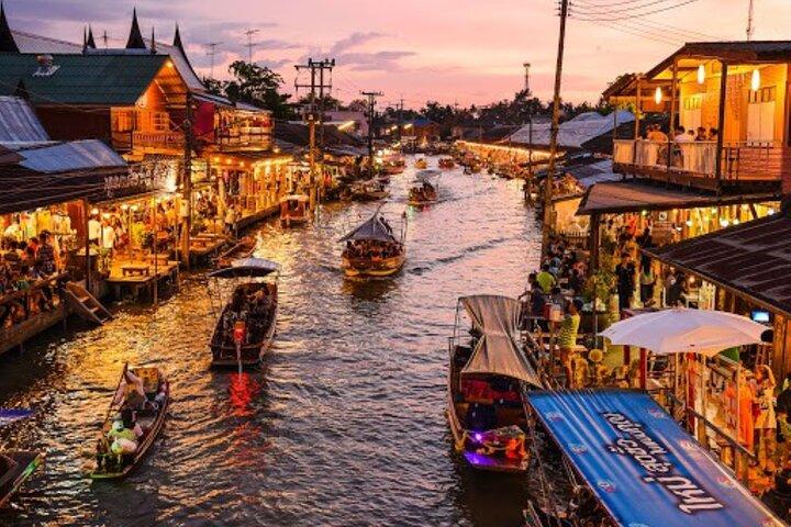 Amphawa Floating Market & Maeklong Railway Market 1 dagsutflykt