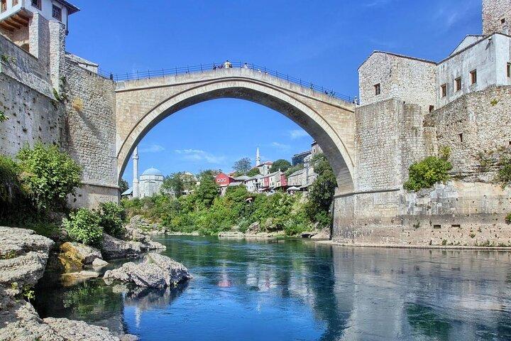 Fra Split eller Trogir: Tur til Mostar og Kravice-vandfaldene