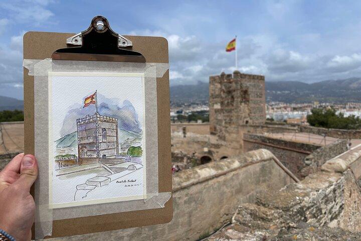 Tour and Drawing in Mijas. No previous experience