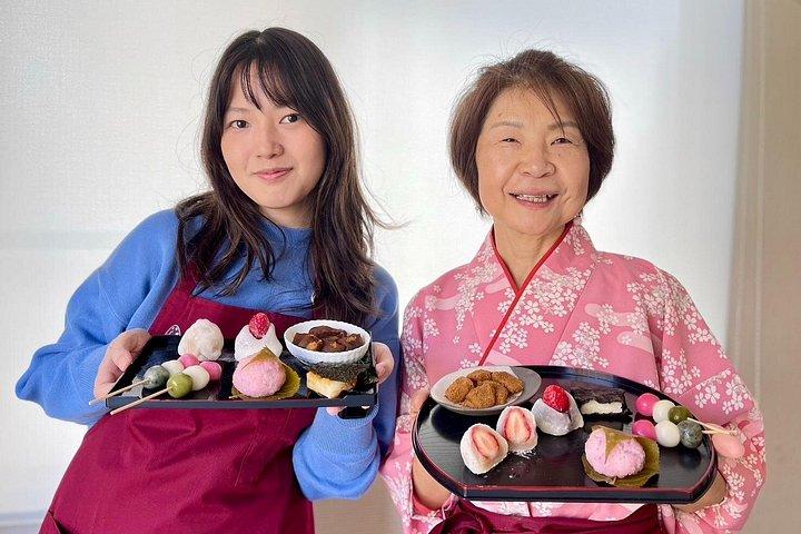 2 Hours Mochi &Nerikiri Making & Matcha Class in Bunkyo