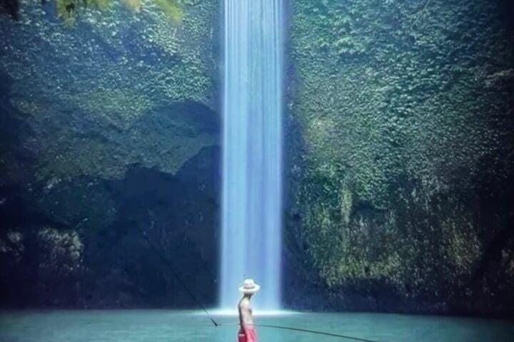 Ubud destaca la terraza de arroz, la cascada, el templo y el pueblo artístico