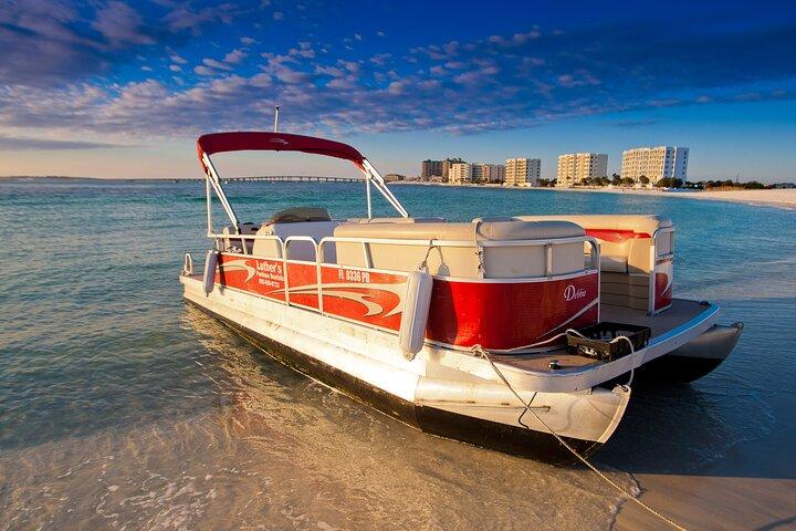 24ft (12 passagiers) Ponton Boat Rental in Destin / Crab Island