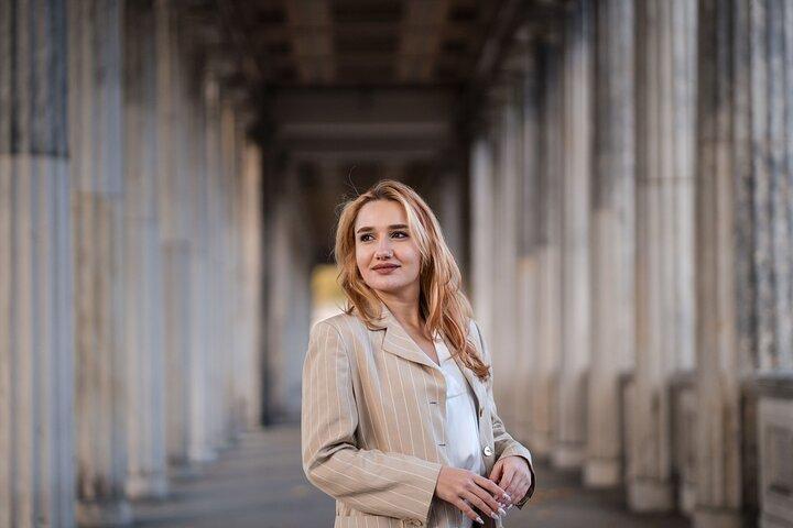 Fotosessie in de vroege ochtend in Berlijn