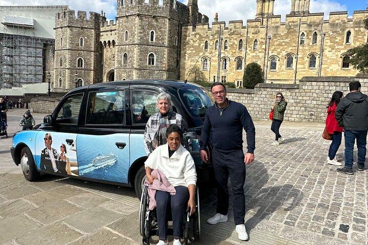 Visite privée en taxi noir de Windsor avec prise en charge à l'hôtel