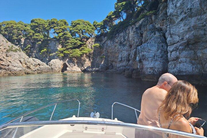 Heldags privat motorbåtstur i Dubrovnik på Elaphitiöarna