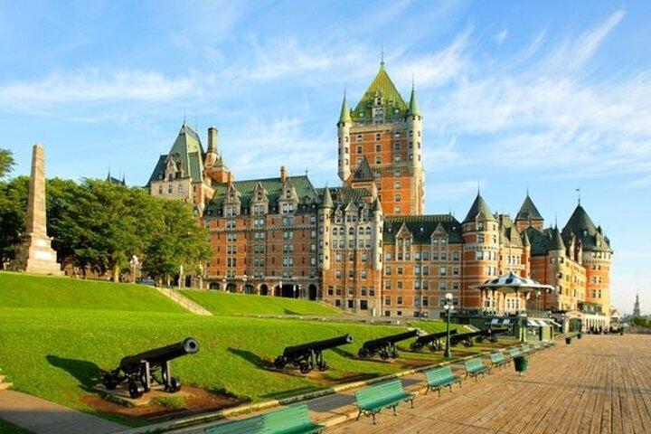 Wandeltocht door de oude binnenstad van Quebec met een gids