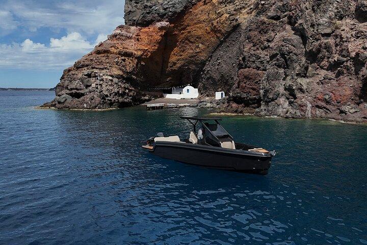 Crucero privado con capitán en Santorini