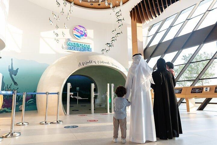 アブダビ国立水族館チケット（オプション送迎付き）