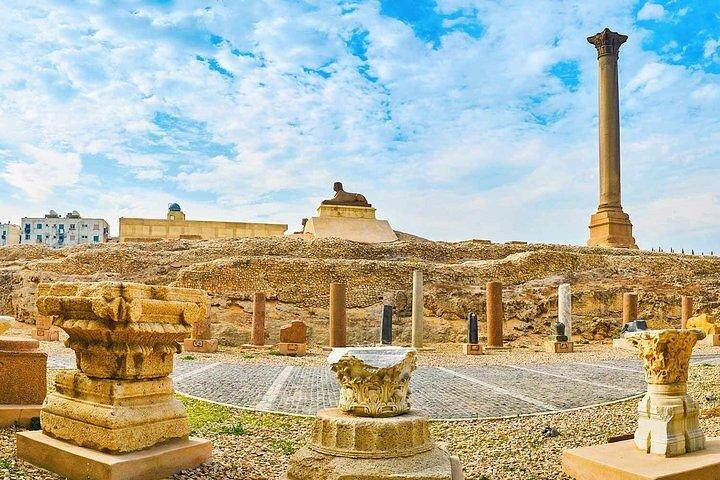 Excursion privée de 10 heures à Alexanderia depuis le Caire