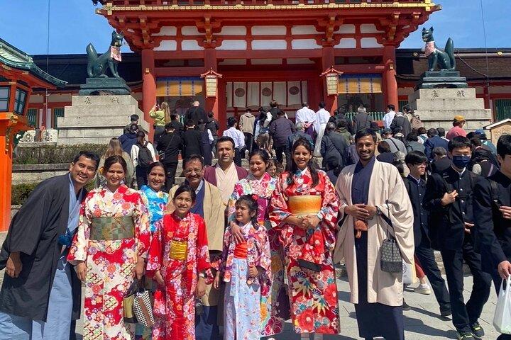 Excursão privada de dia inteiro em Kyoto com coleta