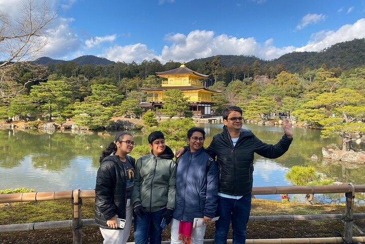 Excursão privada de dia inteiro em Kyoto com coleta