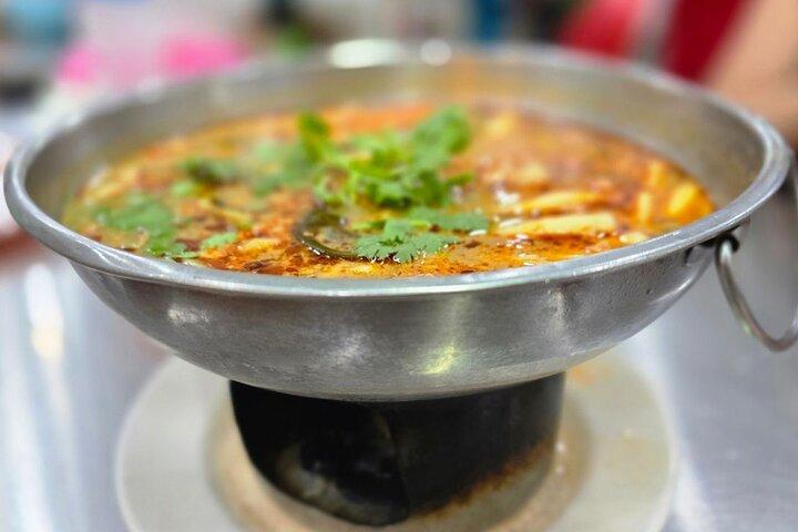 Bangkok mattur på natten
