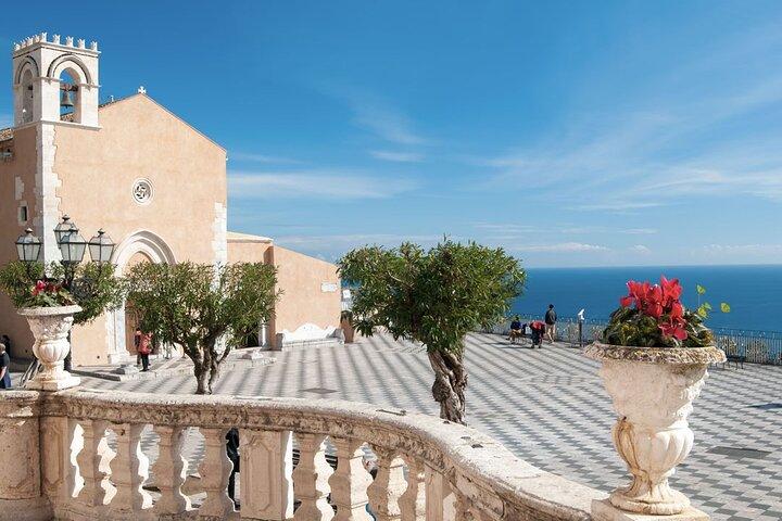 Heldags privat tur til Etna og Taormina