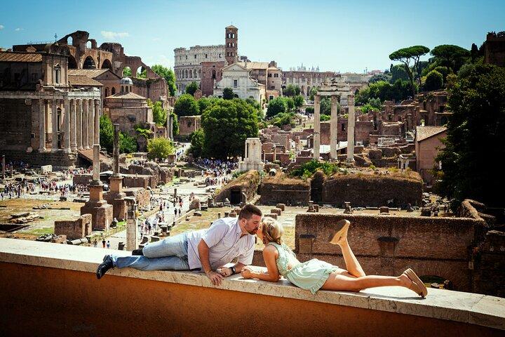 Rome Private Photoshoot Tour (Car & Walking) Night & Day