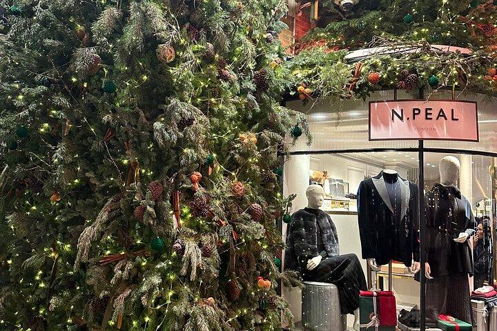 クリスマス音楽付きロンドンクリスマスライトガイドツアー