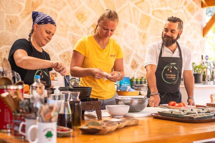 昼食付きザキントス文化の半日ギリシャ料理教室