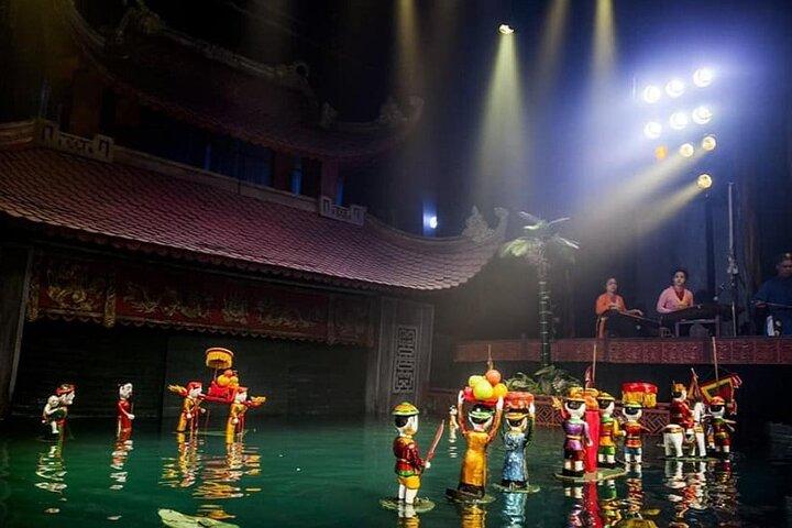 Entrada al teatro de marionetas de agua Thang Long