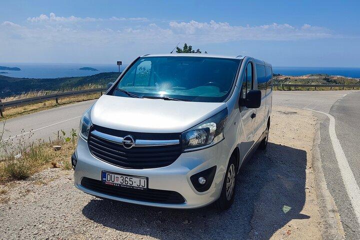 Trasferimento privato con minivan da Dubrovnik a Spalato