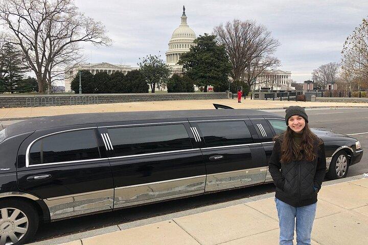 Tour personalizzati privati diurni e notturni in limousine stretch di Washington DC