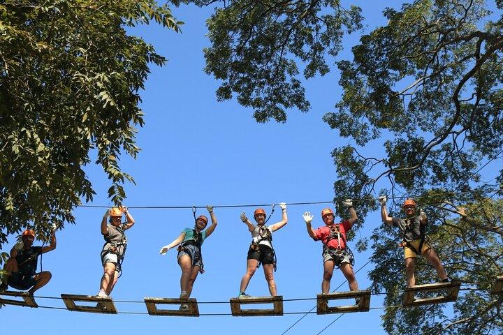 Aventure en tyrolienne à Chiang Mai avec déjeuner et prise en charge à l'hôtel en ville