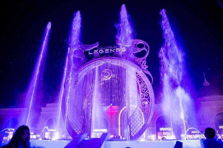 Espectáculo nocturno de Land of Legends con traslado redondo desde Belek