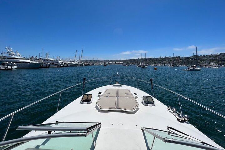 Tour privato di lusso in crociera da 45 'Bay Cruiser a San Diego: adatto a qualsiasi evento