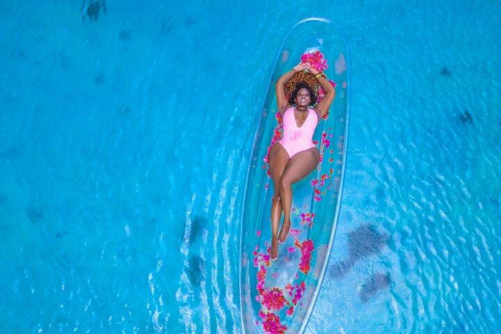 Clair Kayak avec Drone Photo Shoots & vidéos
