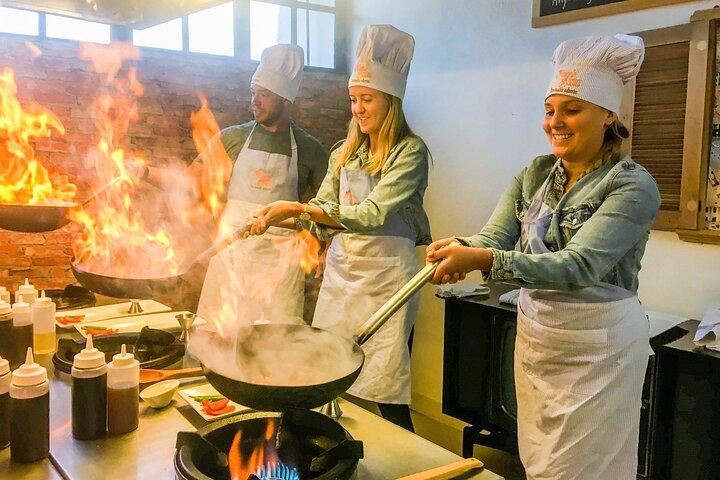 Cours de cuisine de groupe à Cusco avec dégustation de pisco