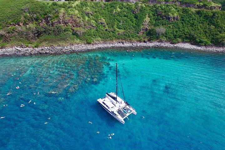 カアナパリビーチ沖でのサマーモーニングエクスプレスシュノーケルアドベンチャー