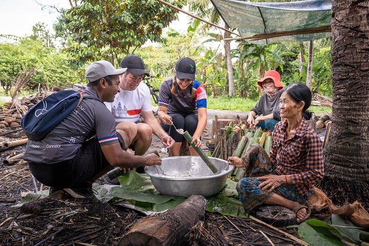 Siem Reap landsby guidede tur med cykel og E-bike privat tur