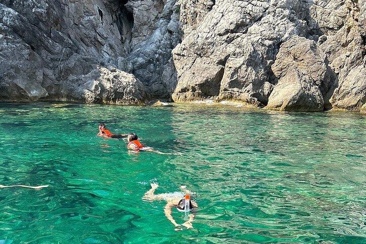 Excursion de natation dans les grottes de Dubrovnik