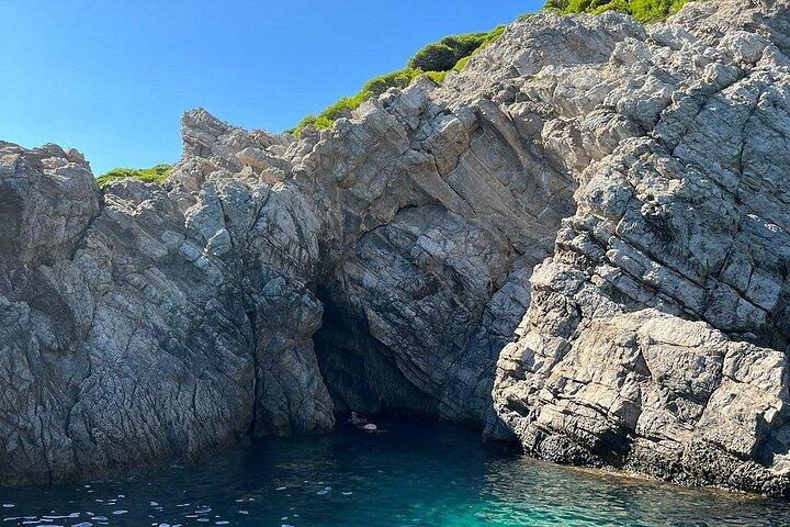 Excursion de natation dans les grottes de Dubrovnik