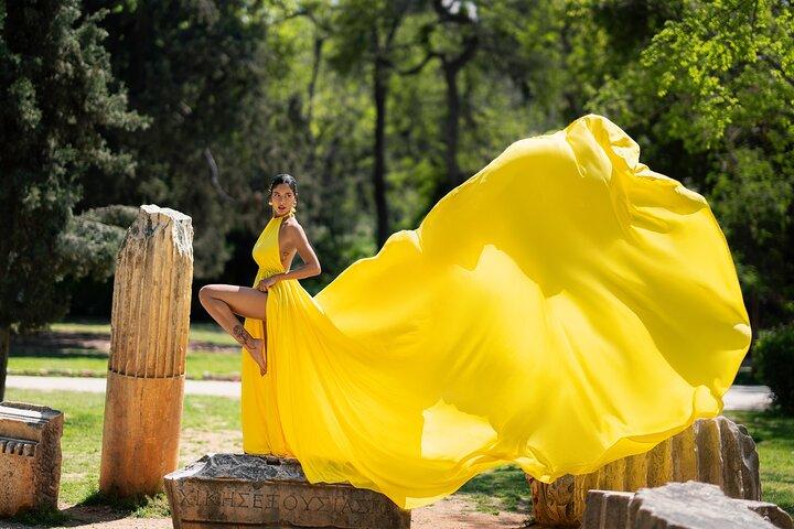 アテネ：フライングドレス写真撮影「マリリンパッケージ」