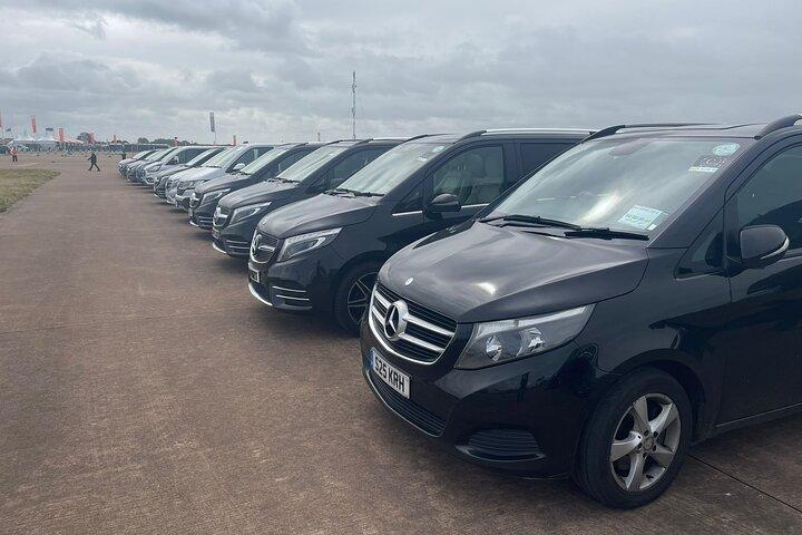 ロンドン市内中心部からサウサンプトンへの専用車送迎