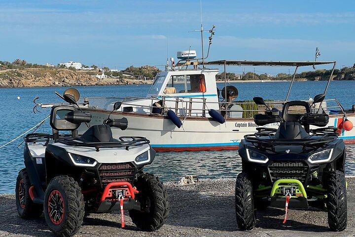 Scopri Mykonos ATV Tour con 650cc Quad